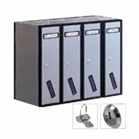 Archivador Vert 4P All Silver 31-504 Silmec