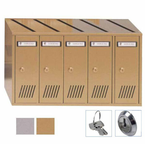 Archivador Vert 5P Acc Silver 31-705 Silmec