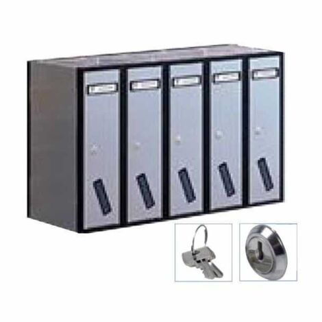 Archivador Vert 5P All Silver 31-505 Silmec