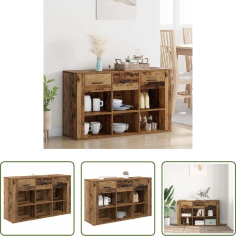 Archiviazione -  Credenza Legno vecchio 100 x 30 x 59,5 cm Legno multistrato