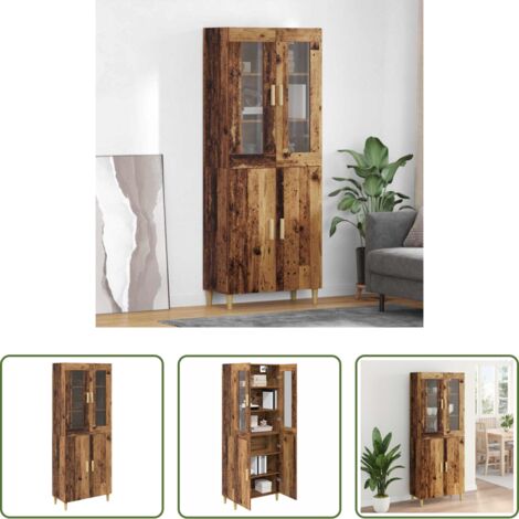 Archiviazione -  Credenza Legno vecchio 69,5 x 34 x 180 cm