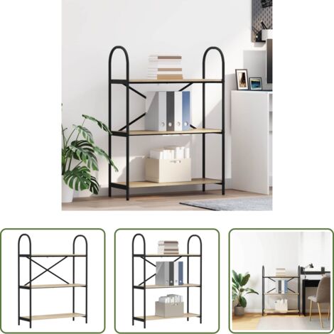 Archiviazione -  Libreria Rovere Sonoma 80 x 30 x 109 cm Legno multistrato