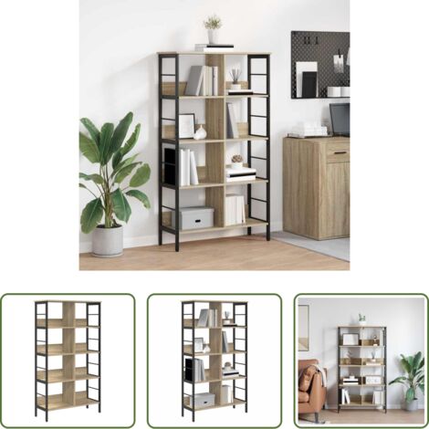 Archiviazione -  Libreria Rovere Sonoma 82 x 32 x 144,5 cm Legno multistrato