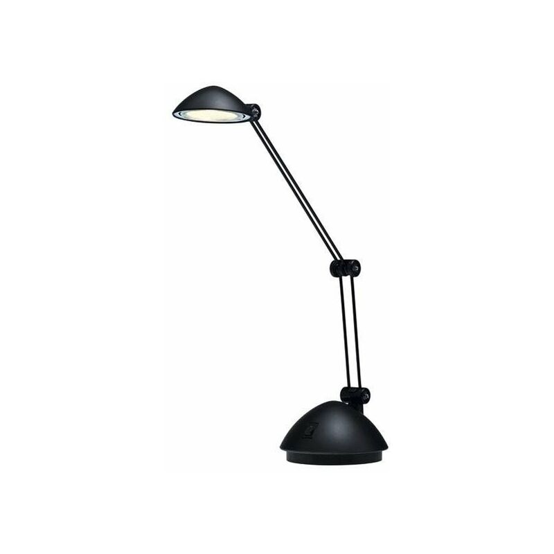 

Archivo 2000 lampara led de sobremesa luz blanco clido 130x340x220 mm negra metalizada