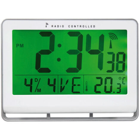 Archivo 2000 Reloj De Mesa O Pared Digital Radiocontrol Gris