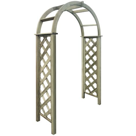 Fioriera con griglia ad arco h180 x 90 x 40 cm