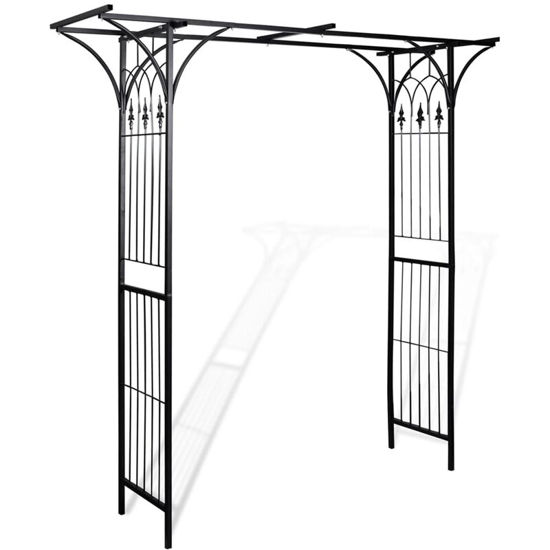 

Arco de jardín 200x52x204 cm - Negro