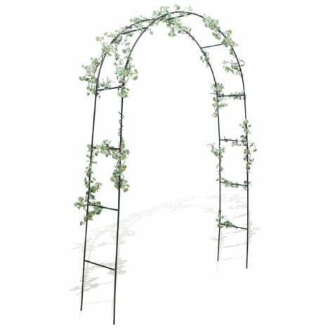 GARDENESS Arco fioriera da giardino in metallo h240 cm Flores