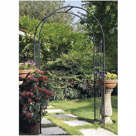 ARCO IN FERRO ANTRACITE PER RAMPICANTI CM 120X40XH219