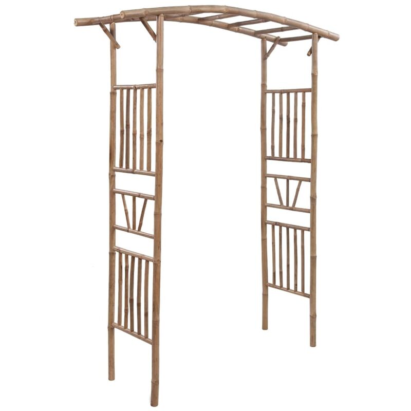 

Arco para rosas de bambú 145x40x187 cm - Marrón