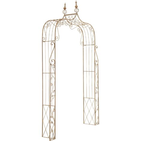 Set 3 Piedistalli Per Piante In Metallo Dorato - Alti Cilindri Decorativi Per Feste, Matrimoni E Casa