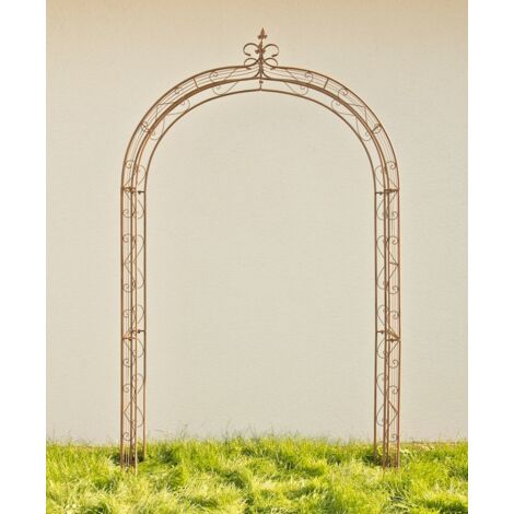 Arco Pergolato Sun da Giardino antico marrone