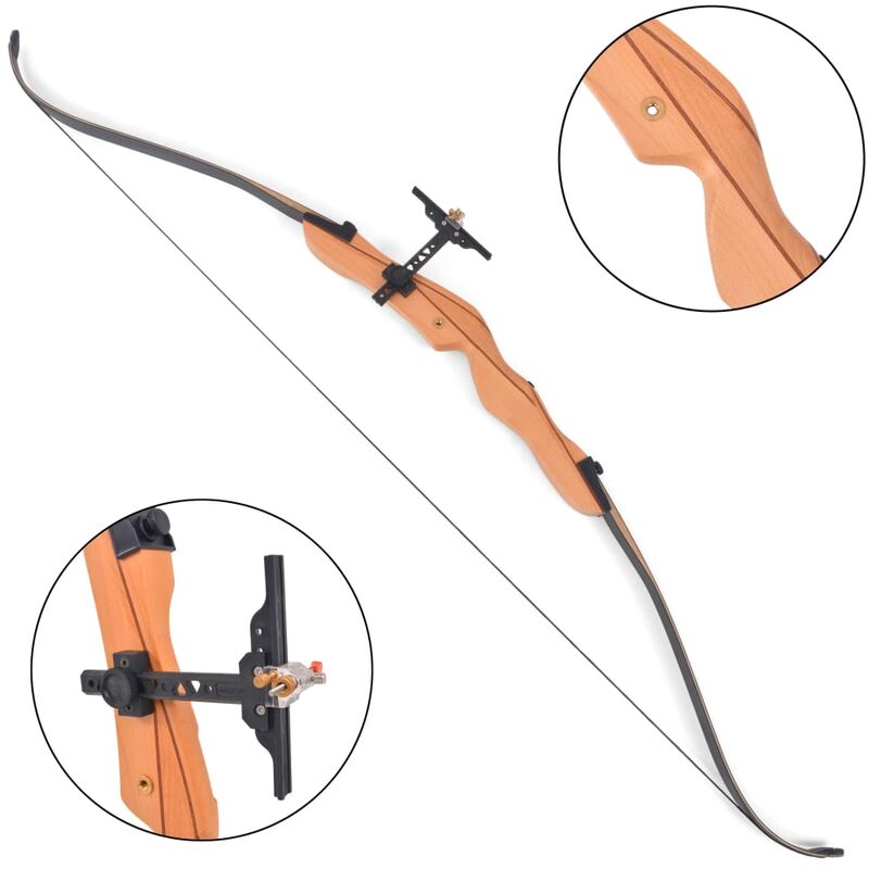 

Arco recurvo para adultos 68', 30 libras