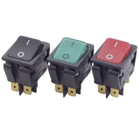 Arcolectric (Bulgin Ltd.) C6053ALNAF Interruttore a bilanciere C6053ALNAF 230 V/AC 16 A 2 x Off / On Permanente 1 pz.