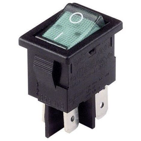 Arcolectric (Bulgin Ltd.) H 8553 VB NAC Interrupteur à bascule H 8553 VB NAC 230 V/AC 10 A 2 x Off/On à accrochage 1 pc(s) D77766