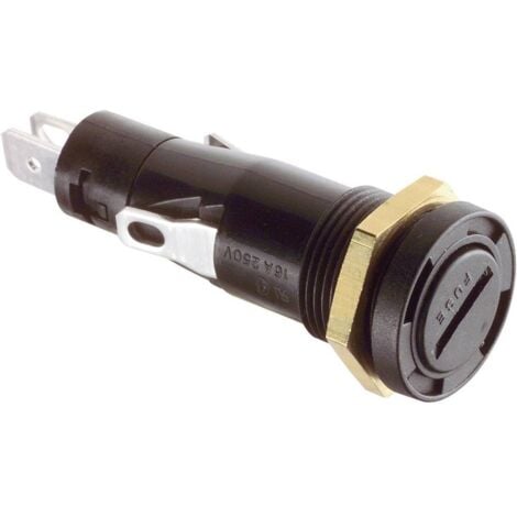 Arcolectric (Bulgin Ltd.) T0347RAAAA T0347RAAAA Porte-fusible Adapté pour (fusibles) fusible 6,3 x 32 mm 16 A 250 V/AC