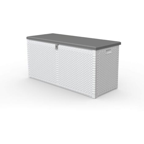 Arcón Banco de Resina Gardiun Rattan 300 L. 48x120x57 cm - NT300