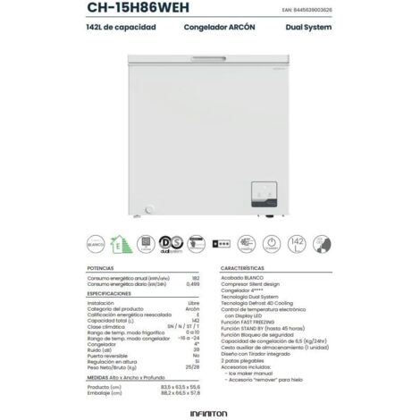 ARCON INFINITON CH15H86WEH 64CM E DUAL SYSTEM