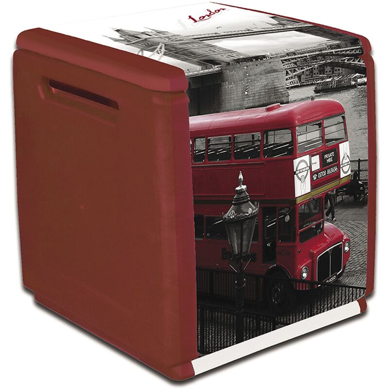 

Caja de polipropileno, con la imagen de Londres, 540x530xH570 mm.