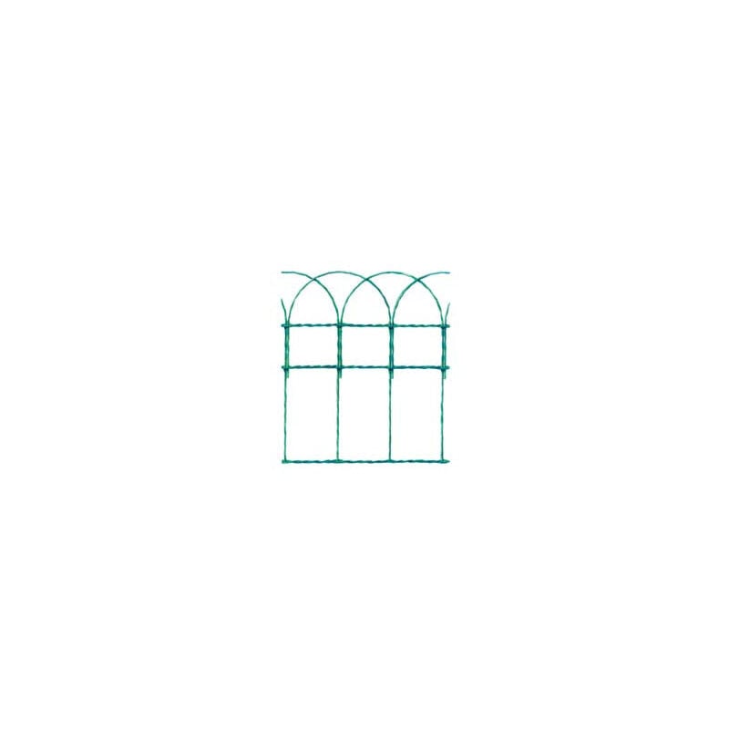 Treillis Galvanisé Plastifié Vert 'Arcoplax' - cm.65h. fil vertical 3.2 horizontal 2.2
