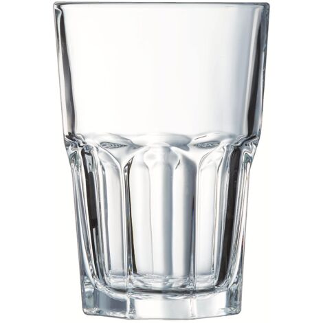 Arcoroc - Collezione Granity - 6 bicchieri alti da 35 cl in vetro temperato impilabili - Design moderno, ideale per cocktail - Imballaggio rinforzato, adatto per la vendita online