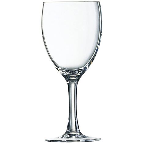 Arcoroc Elegance Bicchiere di vino rosso 245ml, senza contrassegno di riempimento, 12 Bicchiere