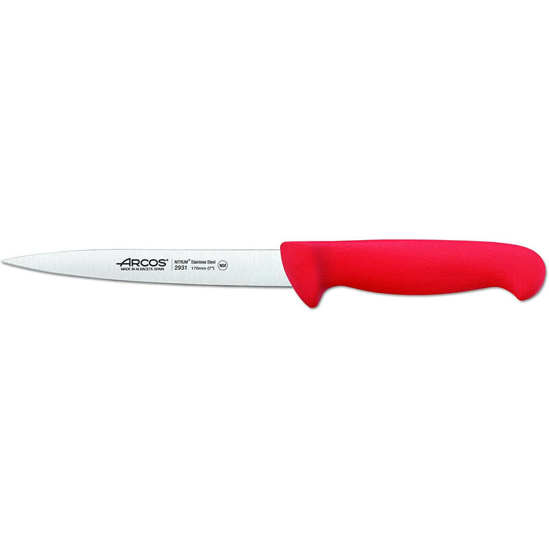 

293122 CUCHILLO LENGUADO 17CM ROJO - Arcos