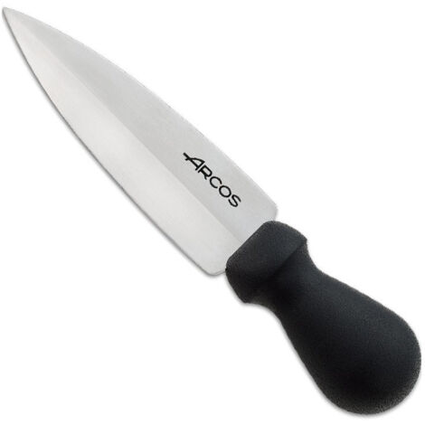 Arcos 792600 - Cuchillo de queso parmesano (acero inoxidable, 140 mm, mango de polipropileno, color negro, y plástico)