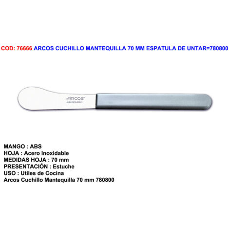 ARCOS Buttermesser 70 mm Streichspatel