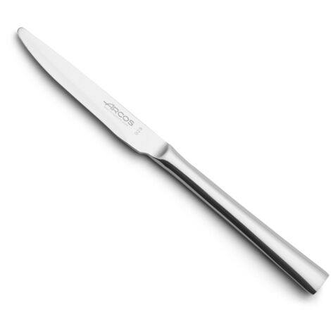 Arcos Cuchillo de mesa - Monoblock de una pieza en Acero Inoxidable 80 mm - Color Plata