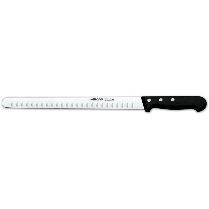 Image of Salmon Knife Arcos Mango Universal 283704 Nitrum Steel, con Mango Poliossimetilene e 30 cm di lama in valigetta.