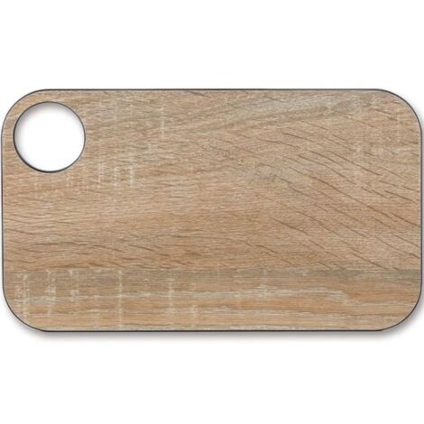Arcos Tablas - Tabla de Cocina Antibacterial para Cortar - Resistente al Lavavajillas, No Daña Cuchillos, 24x14 cm, Fibra de Celulosa y Resina, Marrón, Ecológica
