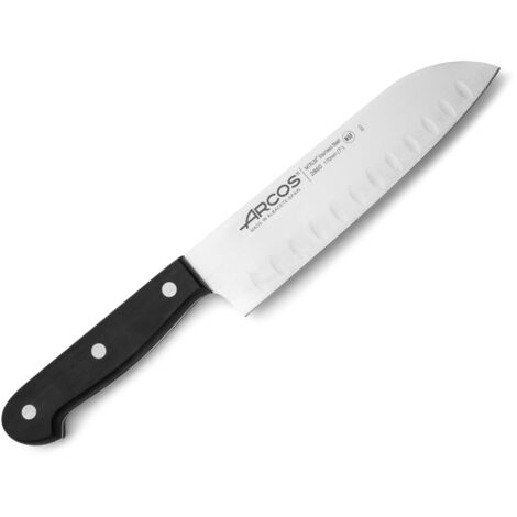 Arcos Universal Couteau Santoku Noir 170 mm Acier