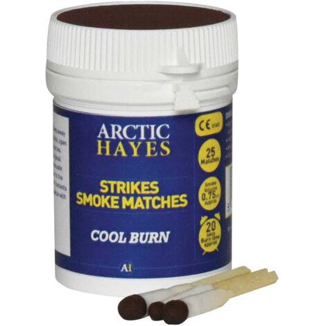 Arctic Hayes 'Strikes' Smoke Matches (Tub of 25) – Model ARC333000