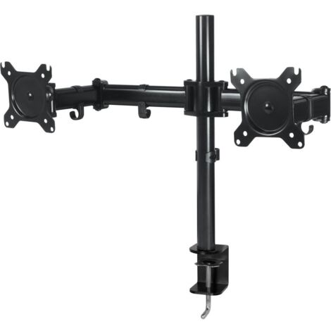 ARCTIC Z2 Basic - Monitorarm, Doppelarm de Monitorhalterung de bis zu 28"/25" Ultrawide, Gewichtskapazität de bis zu 15 kg, Rotation de 360°, einfache Monitoreinstellung - Schwarz