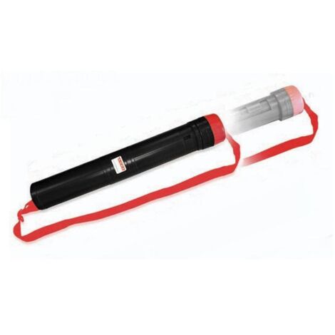 ARDA 1543N tubo portadocumento 6,8 cm Nero, Rosso Plastica