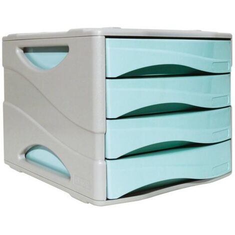 ARDA 15P4PPASBL organizzatore per cassetto di scrivania Plastica Blu Grigio