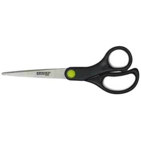 ARDA FB15RE ciseaux à bouts ronds Ciseaux d'office Découpe droite Noir, Vert, Acier inoxydable