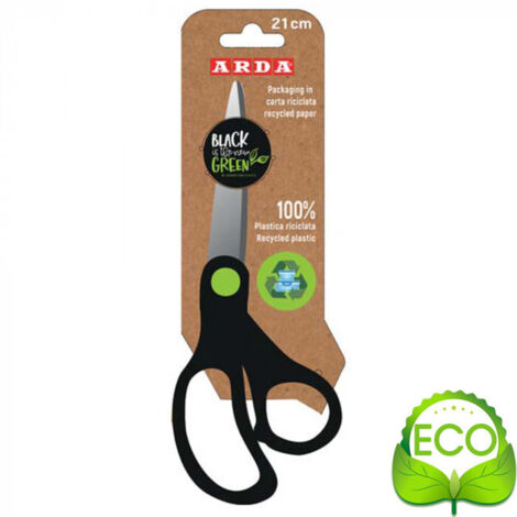 ARDA FB15RE forbici da cancelleria Forbici da ufficio Taglio a zig zag Nero, Verde, Acciaio inox