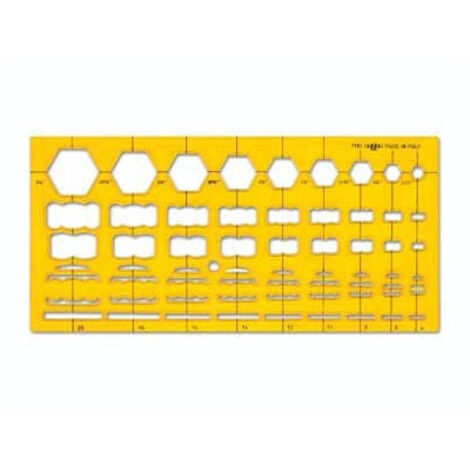 ARDA Maschera per bulloni cerchi grandi 27,8x14 cm in plastica resistente