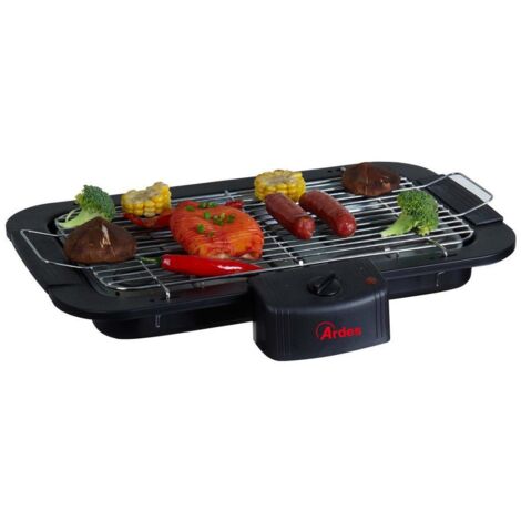 Ardes AR1B01 barbecue et grill 2200 W Electrique Dessus de table Noir, Chrome