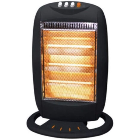 Ardes AR454B calefactor eléctrico Calefactor eléctrico halógeno Interior Negro 1200 W