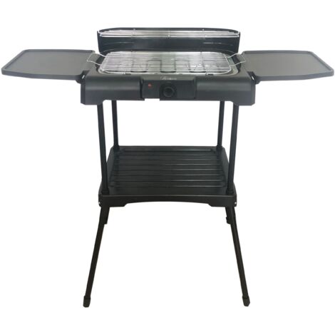 Ardes ARBBQ02 Griglia Elettrica Portatile Barbecue con Cavalletto Nero 2200 W