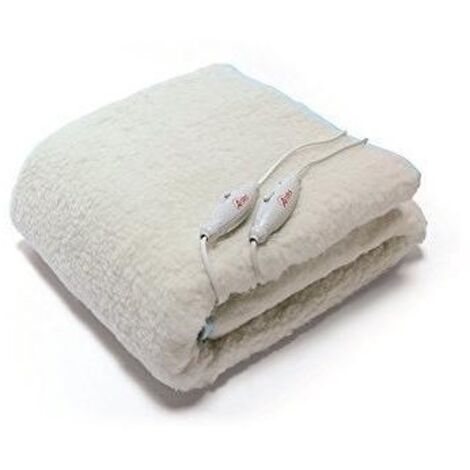 Ardes FC-0422 Chauffe-lit électrique 120W Laine Blanc couverture et coussin chauffant
