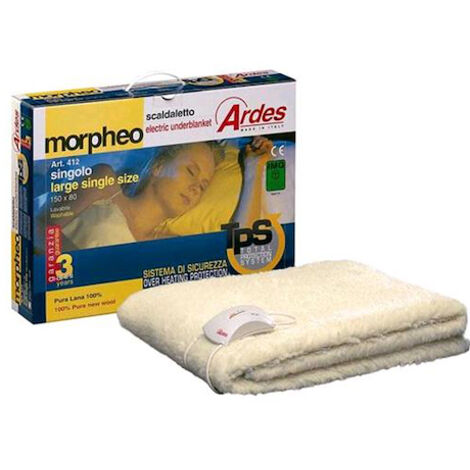 Ardes Morpheo 412 Riscaldaletto elettrico 60 W Beige Poliestere, Lana