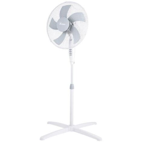Ardes Steelo 40PW Ventilatore da Terra 40cm Silenzioso Regolabile 40W Base Stabile