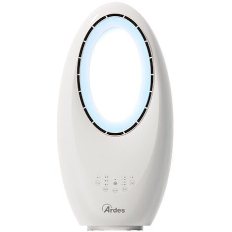 MBG FRANCE Ardes AR5BL1B Ventilatore Ciclonico Senza Pale Lampada Led Bianco