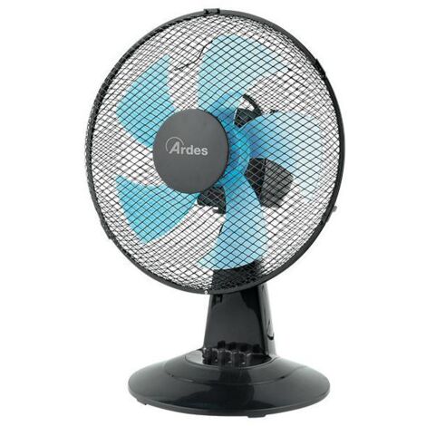 Ardes Ventilatore da tavolo 30 cm Nero AR5ST30N per Raffreddamento Efficiente in Ambienti Domestici e Uffici