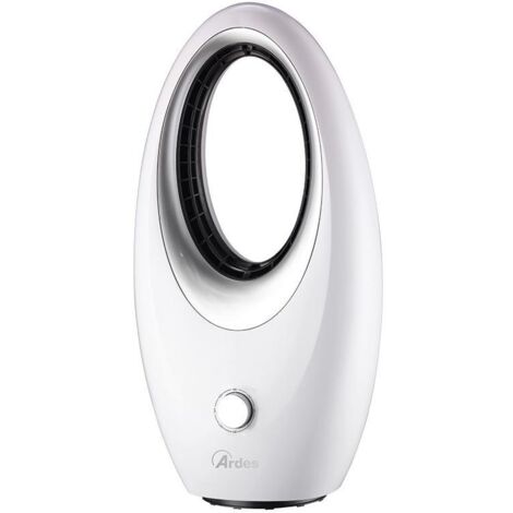 Ardes Ventilatore Senza Pale Muna Bladeless Meccanico Bianco per Climatizzazione e Comfort Ambientale