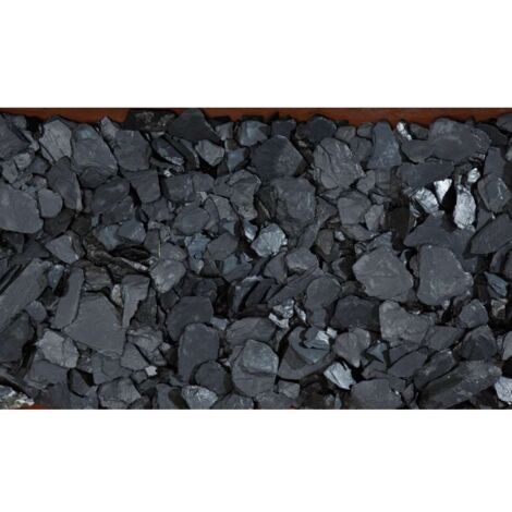 Ardesia Ciotoli Decorativi - Nero - 20kg